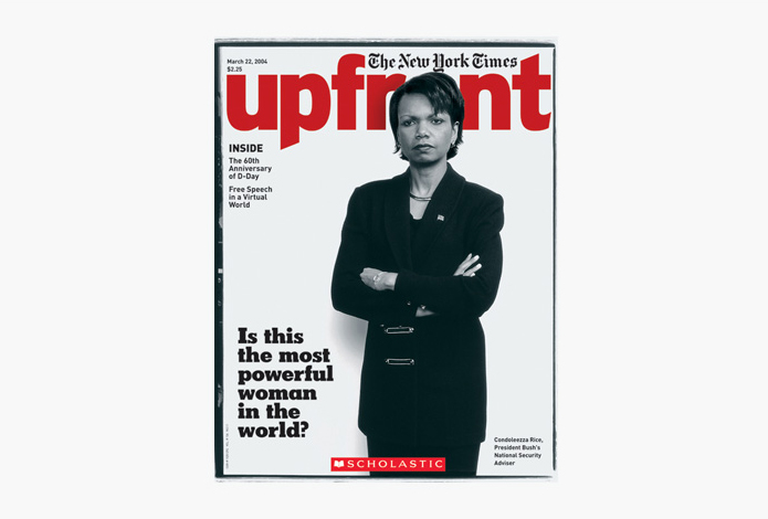 The New York Times Upfront, Cover: Condoleezza Rice, Photograph by Annie Leibovitz for The New York Times